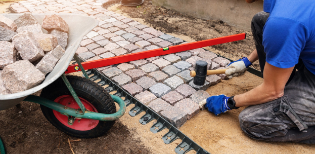 pavage, création allée